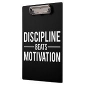 Motivation für Discipline Beats - Inspiration Klemmbrett (Links)