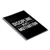 Motivation für Discipline Beats - Inspiration Notizblock (Rechte Seite)