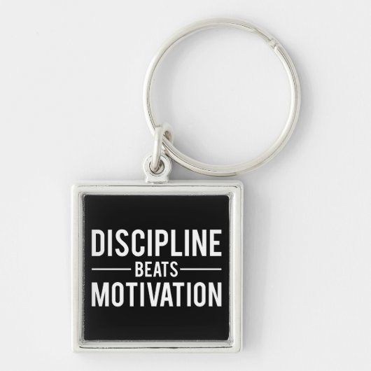 Motivation für Discipline Beats - Inspiration Schlüsselanhänger (Vorne)