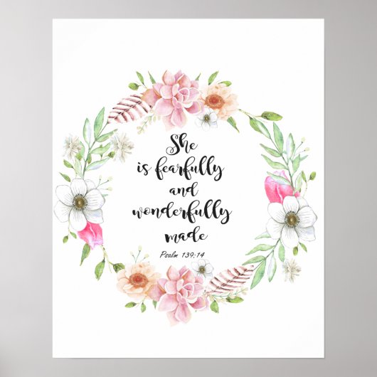 Motivation für sie, sie ist furchtbar und wunderba poster (Vorne)