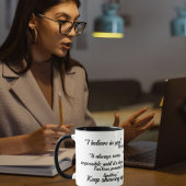 Motivation glauben an Sie Tasse