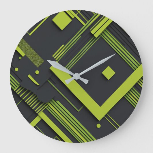 Motivation Große Wanduhr (Vorderseite)