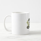 Motivation hört nie auf zu wachsen kaffeetasse (Links)