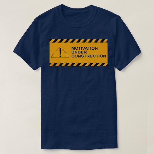 Motivation im Baumonat T-Shirt (Design vorne)