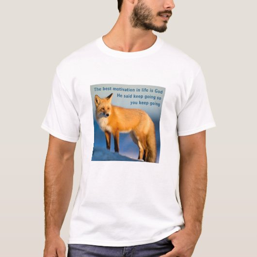 Motivation im T - Shirt Leben (Licht) (Vorderseite)