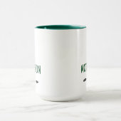 Motivation in einem Cup mit Arrow Coffee Tasse (Zentrum)