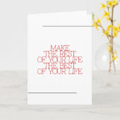 Motivation, Inspiration, Worte der Weisheit zitier Karte (Gelbe Blume)