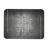 Motivation, Inspiration, Worte der Weisheit zitier Magnet (Horizontal)