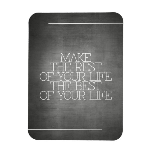 Motivation, Inspiration, Worte der Weisheit zitier Magnet (Vertikal)