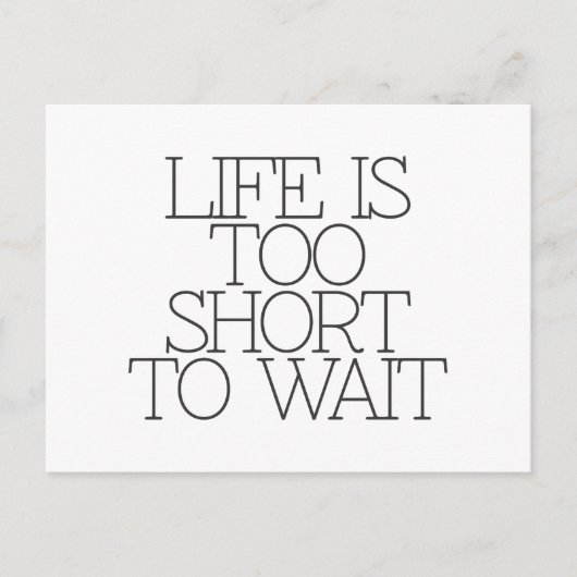 Motivation, Inspiration, Worte der Weisheit zitier Postkarte (Vorderseite)