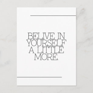 Motivation, Inspiration, Worte der Weisheit zitier Postkarte