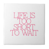 Motivation, Inspiration, Wörter von Klugheit. Fliese (Vorderseite)