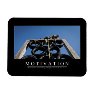 Motivation: Inspirierend Zitat Magnet