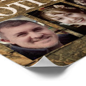 Motivation Kaffeegenfamilie 4 Foto braun beige Poster (Ecke)