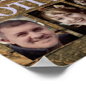 Motivation Kaffeegenfamilie 4 Foto braun lila Poster (Ecke)