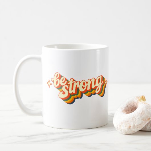 motivation kaffeetasse (Mit Donut)