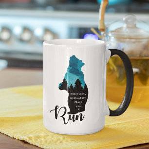 Motivation laufen Findest Sie Funny Bear Graphic Tasse