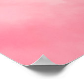 Motivation Leben Zitat rosa Himmel einfaches Poste Poster (Ecke)
