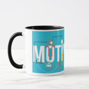 Motivation – Moderne minimalistische Typografieges Tasse