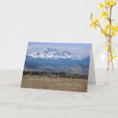 Motivation Mountain Grußkarte Karte (Gelbe Blume)