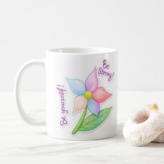 Motivation mug kaffeetasse (Mit Donut)