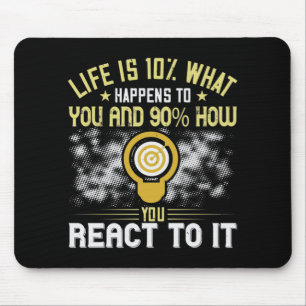 Motivation - Nicht, ob Sie geknackt werden Mousepad