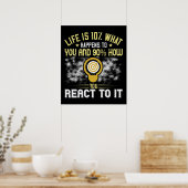 Motivation - Nicht, ob Sie geknackt werden Poster (Küche)