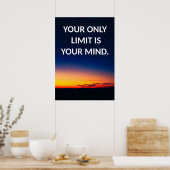 Motivation Night Sky Poster (Küche)