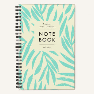 Motivation Pastell Botanisch Modern Notizblock