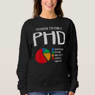 Motivation Ph D Diagramm Doktorand Sweatshirt