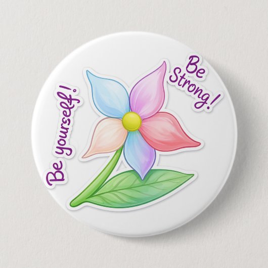 Motivation pin button (Vorderseite)