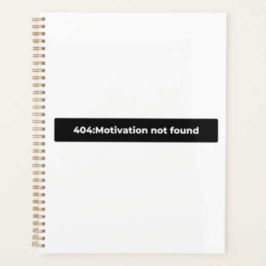 Motivation Planer (Vorderseite)