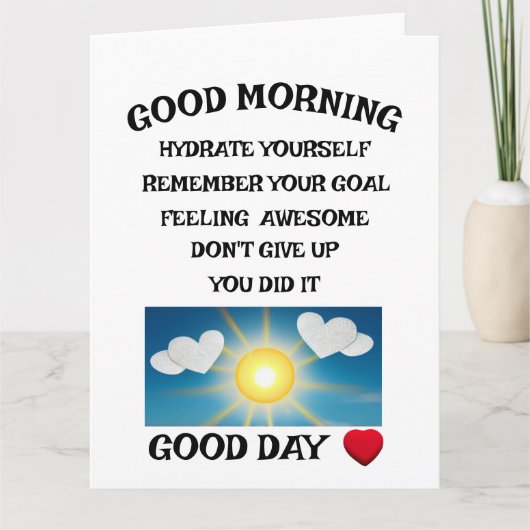 Motivation positiv karte (Vorderseite)