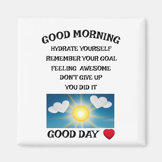 Motivation positiv magnet (Vorne)