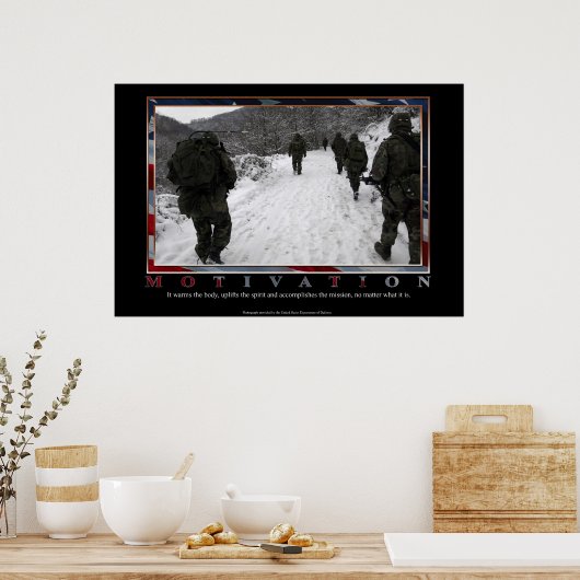 Motivation Poster (Küche)