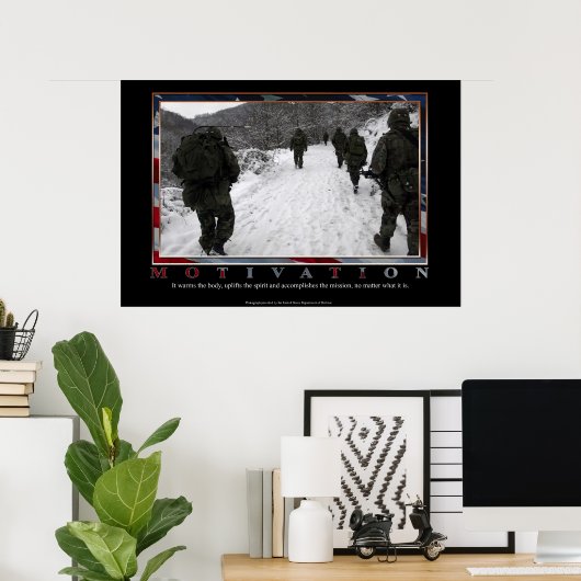 Motivation Poster (Heimbüro)
