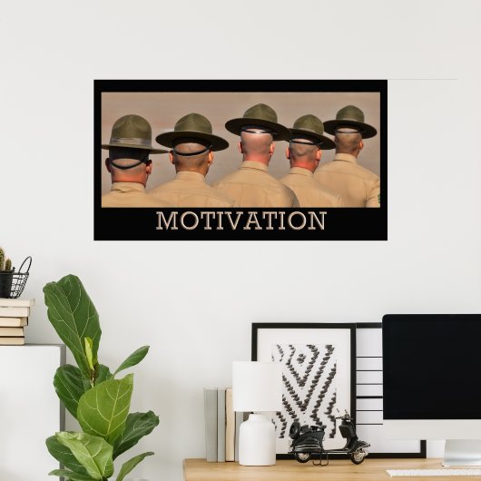 Motivation Poster (Heimbüro)