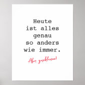 Motivation Poster Schreibmaschine (Vorne)