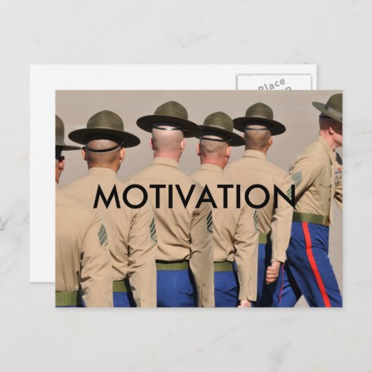 Motivation Postkarte (Vorne/Hinten)