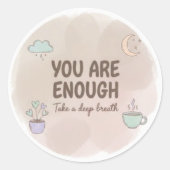 Motivation Quote Sticker  (Vorderseite)