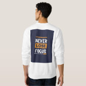 Motivation quote t shirt  (Schwarz voll)