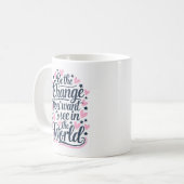 Motivation Quote Tasse (Vorderseite Links)