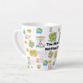 Motivation Quotes Selbstversorgungs-Tasse-Papiergr Milchtasse (Linke Ecke)