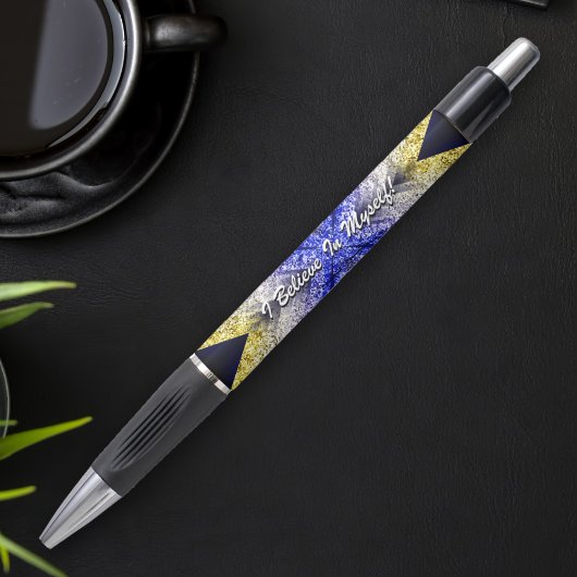 Motivation & Selbstbewusstsein - Ich glaube an mic Kugelschreiber