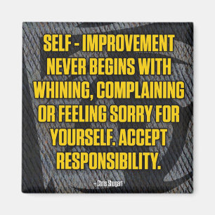 Motivation - Selbstverbesserung - Inspiration Magnet