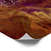 Motivation - Stoppen Sie niemals die Träume von Ma Poster (Ecke)