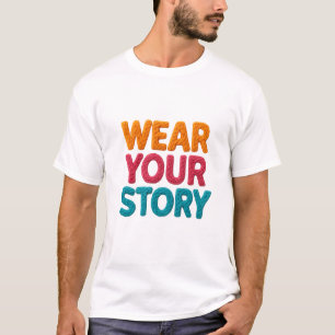 Motivation T-Shirt Geschichte drücke dich aus