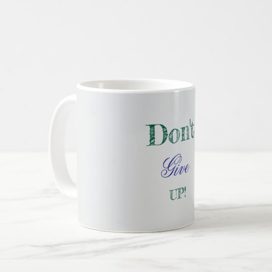 Motivation Tasse (Vorderseite Links)