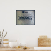 Motivation Tip #028 Poster (Küche)