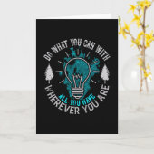 Motivation - Tu, was Du kannst Karte (Gelbe Blume)